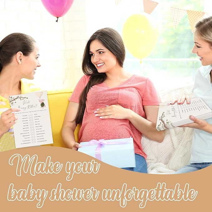Winnie Baby Shower Games, Would Mommy Rather, Baby Shower Game Cards, Set of 30, Winnie The Pooh Party Favors, Baby Shower Party Games Supplies & Activities, Baby Shower Decorations