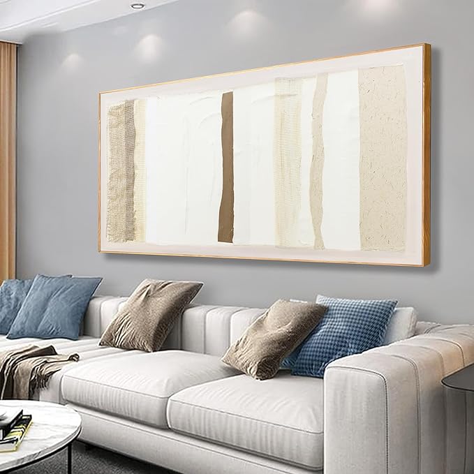 Framed Canvas Wall Art Prints Wall Pictures for Living Room Abstrcat Canvas Art Wall Decorations Minimalist Boho Wall Art Decor Modern Artwork for Walls Bederoom Office Home Decor 20" X 40"