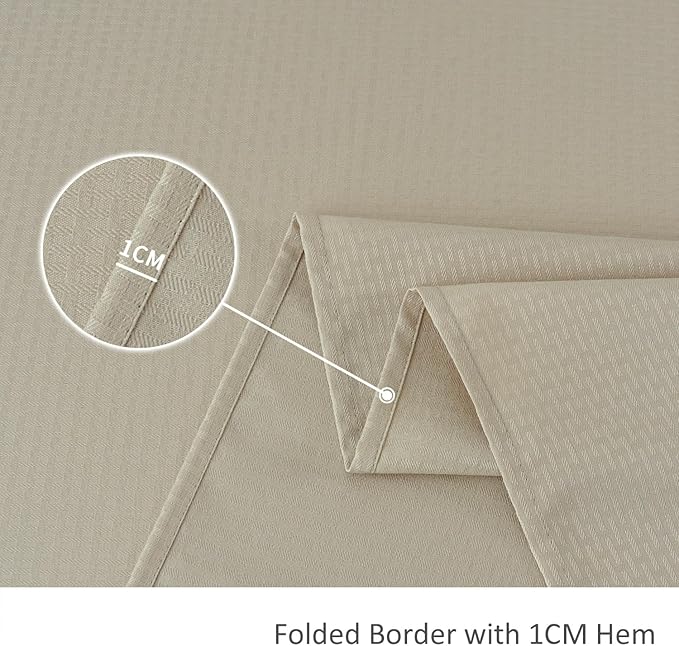 maxmill Tablecloth Weaved Texture Stain Resistant Waterproof, Wrinkle Resistant Washable Table Cloth, Fabric Table Cover for Dining Room, Indoor Outdoor Use, Rectangle 70 x 120 Inch, Natural