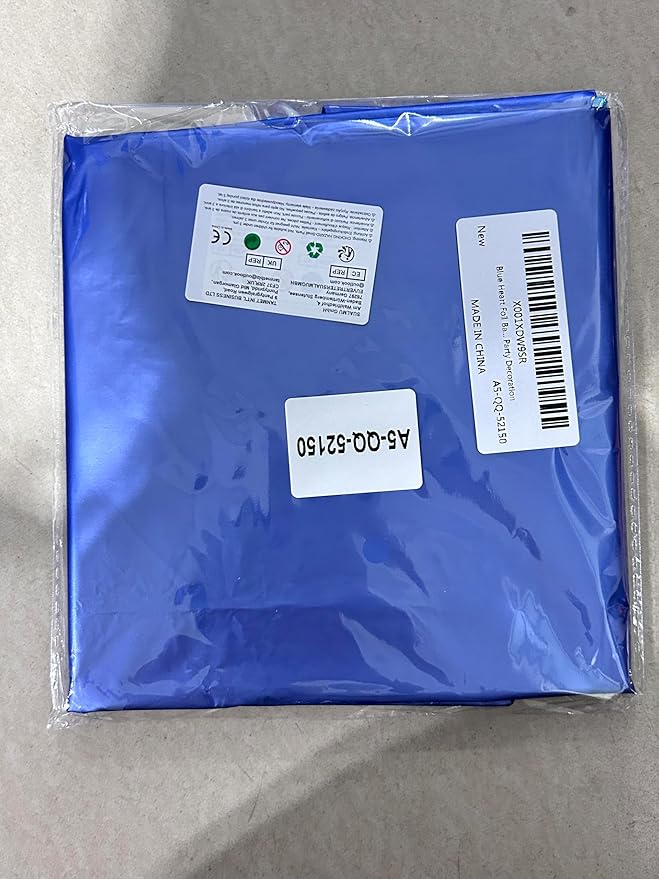 TAOYE Blue Heart Foil Balloons,18 Inch Royal Blue Heart Shape Mylar Balloons Dark Blue Light Blue Heart Foil Balloons for Celebration Anniversary Birthday Baby Shower Graduation Party Decoration