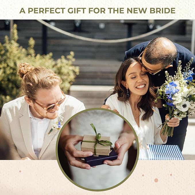 Advice For The Bride Cards - 50 Pcs Wedding Advice Cards For Bridal Shower Decorations, Marriage Advice And Wishes Cards For Engagement Party Games, Advice Box For Wedding Shower Decor