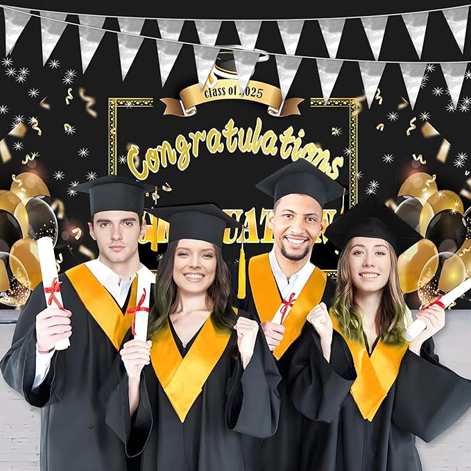 65FT Silver Glitter Triangle Pennant Banner Flag Metallic Bunting Fabric Garland for Christmas Graduation Wedding Engagement Anniversary Bachelorette Birthday Bridal Shower Valentine's Party Supplies