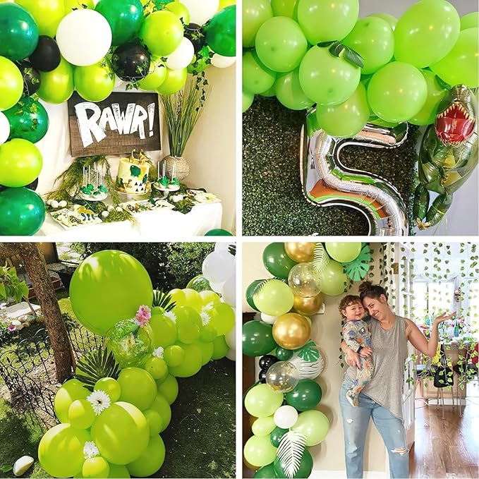 PartyWoo Lime Green Balloons 50 pcs 5 Inch Small Mini Neon Yellowish Light Green Latex Balloons for Graduation Halloween Safari Summer Weddings Baby Showers Birthday Party Decorations Green-Y6