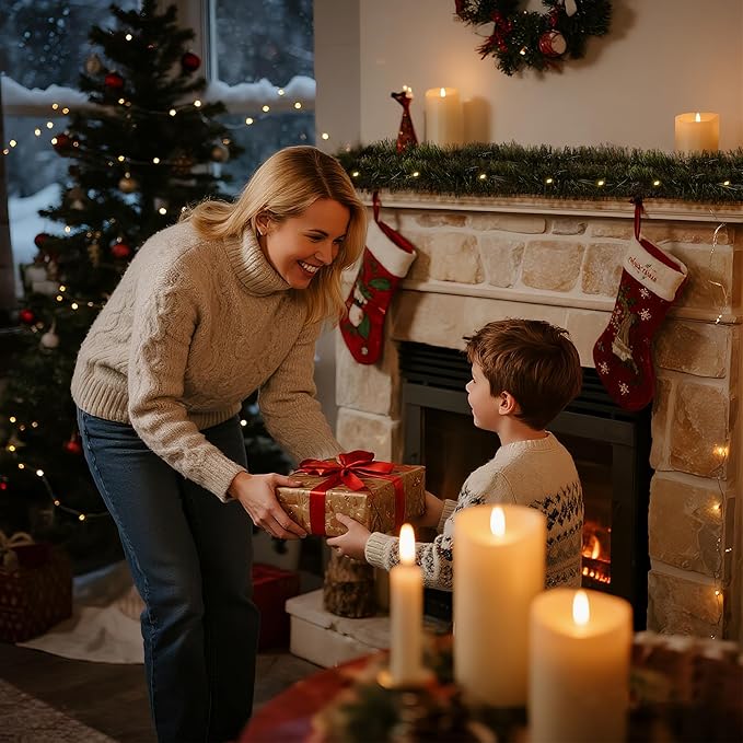 50 Ft Christmas Garland Decoration: Artificial Garland Non-Lit Soft Greenery Holiday Decor Outdoor or Indoor - Used Christmas Wedding Party