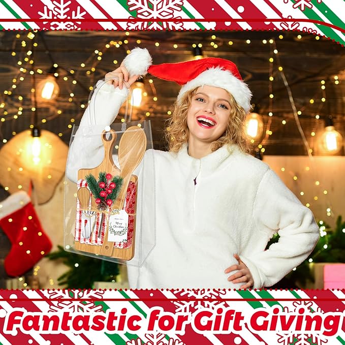 12 Set Christmas Gifts Kitchen Utensils Set Bamboo Spatula Mini Cheese Board Tag for Christmas Holiday Gift Kitchen utensils