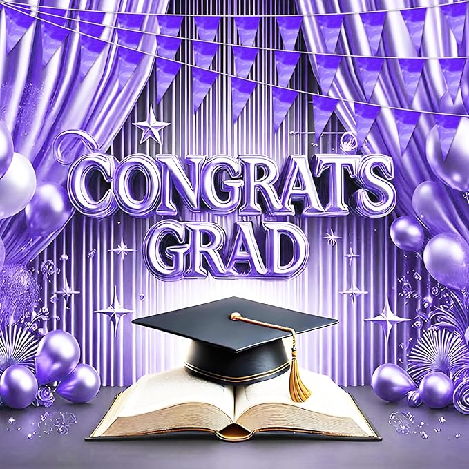 65FT Purple Glitter Triangle Pennant Banner Flag Metallic Bunting Fabric Garland for Christmas Graduation Wedding Engagement Anniversary Bachelorette Bridal Shower lavenderValentine's Party Supplies