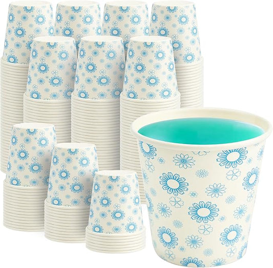 RACETOP [300 Pack] Paper Cups 3 oz, Bathroom Cups 3 oz, Disposable Bathroom Paper Cups, Small Mouthwash Cups, Ideal for Party, Travel, Events, Picnic