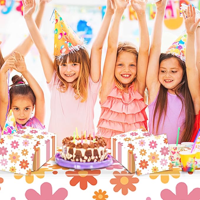 60 PCS Daisy Paper Napkins Groovy Daisy Boho Dinner Napkins Disposable Flower Decorative Party Napkin for Baby Shower Birthday Wedding Seasonal Holiday Party Supplies