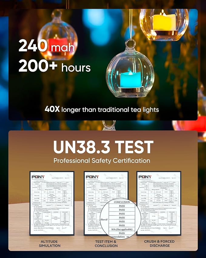 Homemory Multi Color Changing Tea Lights Candles Battery Operated, LED Holiday Candles Tealights with 7-Color Changing for Halloween, Pumpkin, Ofrenda, Christmas, Party, DIY, 12-Pack [White Base]