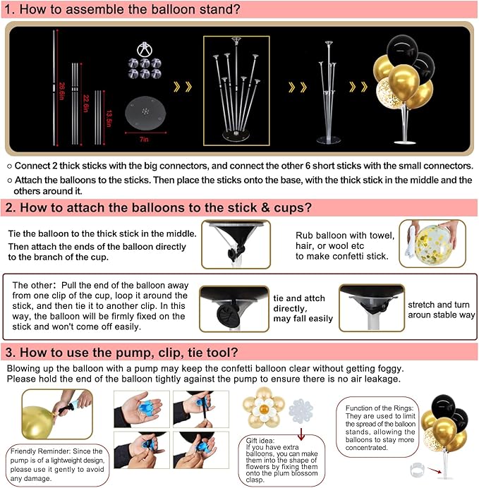 TONIFUL 4 Green Table Centerpiece Balloons Stand Kit with Green Balloons for Forest Wild Theme Party Baby shower Birthday,St. Patrick's Day,Christmas Party,Easter,Supplies Decorations
