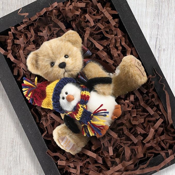 1 LB Brown Crinkle Cut Paper Shred Filler Great for Gift Wrapping, Basket Filling, Birthday, Wedding, Halloween, Thanksgiving Christmas Day, New Year Party Decorations Filling Supplies