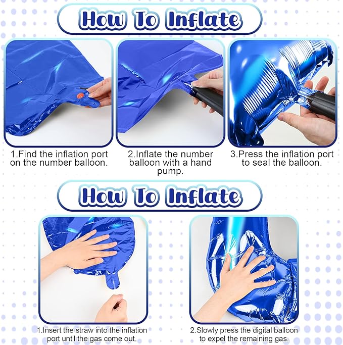 11 Balloon Number Birthday, Giant Navy Blue Number 1 & 1 Helium Foil Balloons for Boys 11th Birthday, Dark Royal Blue 40'' Self Inflating Mylar 11 Balloon for Men Anniversary Party Decoration Supplies