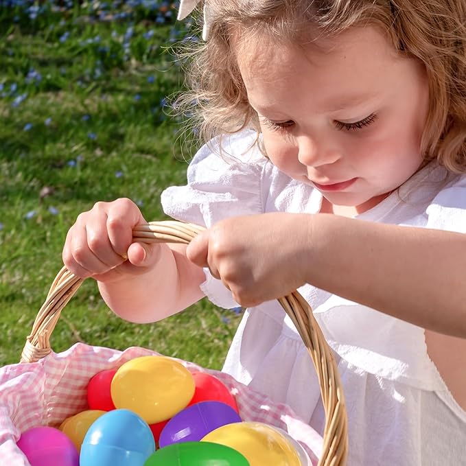 Giraffe 2100Pk Plastic Easter Eggs Empty, Easter Egg Bulk Assortment for Easter Basket Stuffers for Boys & Girls, Plastic Easter Eggs Fillable with Candy Treat, Eggs for Easter Egg Hunt & Easter Decor