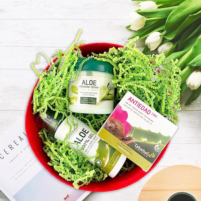 1 LB Light Green Crinkle Cut Paper Shred Filler Great for Gift Wrapping, Basket Filling, Birthday, Wedding, Halloween, Thanksgiving, Christmas Day, New Year Party Decorations Filling Supplies A