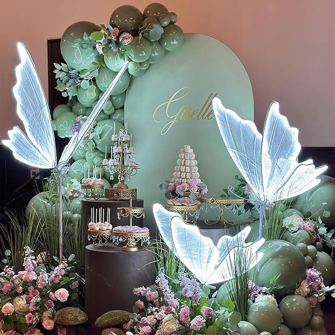 Sage Green Balloons, 30 Pcs 12 Inch Eucalyptus Olive Vintage Green Helium Latex Balloons for Birthday Boho Baby Shower Wedding Party Decorations