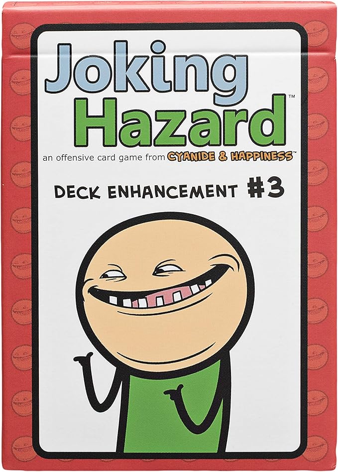Joking Hazard Deck Enhancement #3 - Expansion Pack for Fun Party Games by Cyanide & Happiness, 100 New Hilarious Comic Cards | Perfect for Game Night | Enhancement #3