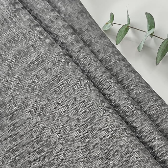 maxmill Square Tablecloth Water Resistance Antiwrinkle Spill Proof Weaved Texture Table Cloth, Decorative Fabric Table Cover for Banquet Parties Event Holiday Dinner, 70 x 70 Inch, Charcoal Gray