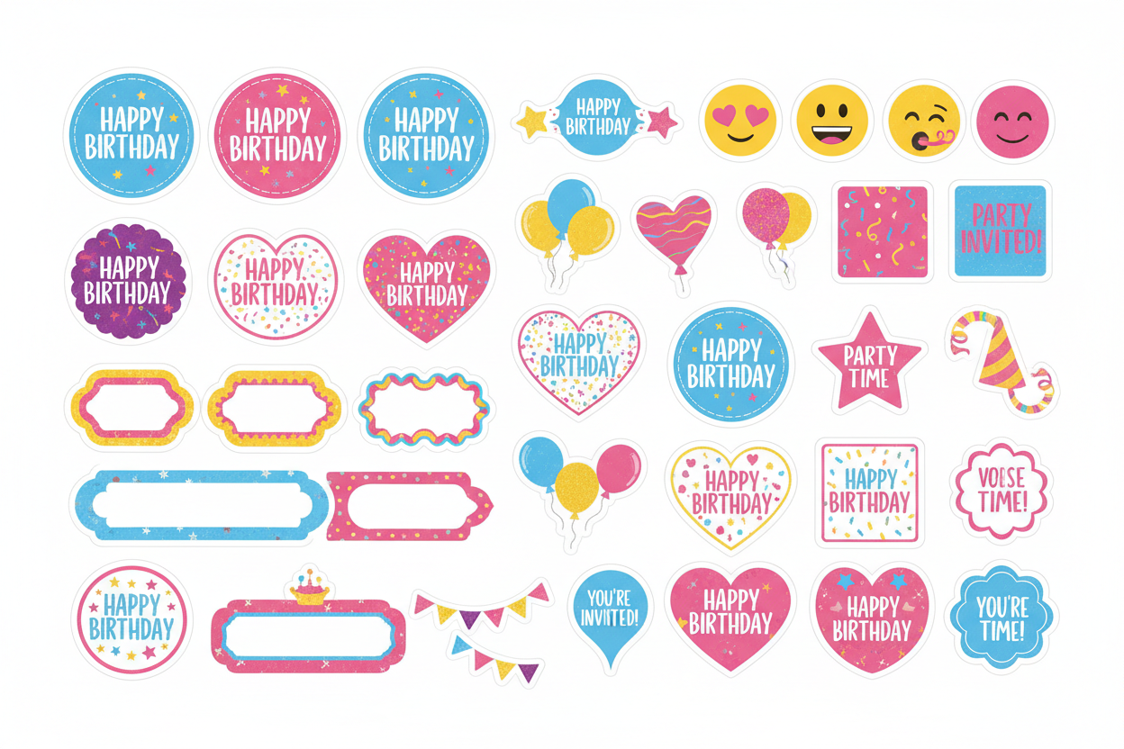 Stickers & Labels 컬렉션 이미지